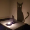 Metal cat tealight holder desktop ornament creative shadow display stand variant - Letter K