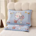 Children cartoon cotton pillow towel thick soft breathable blue cute baby print pillow cover - Spring Secrets