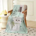 Toalla de baño de gasa de algodón 80x160cm manta gato bonita funda de sofá multifuncional - Gato Estrella