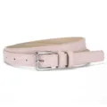 Pink crocodile pattern women's belt, stylish pin buckle casual accessory for pants. - 105*1.8cm / Pink