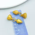 Matte antieke gouden lotus bedel hanger voor handgemaakte sieraden DIY accessoires - Lotuscapsule Zaad Bloem Hanger (22789)