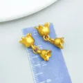 Matte gouden tulpenbloem bedeltjes voor het maken van creatieve DIY handgemaakte sieraden - Lelietje-van-dalen Hanger (28483)