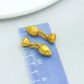 Antieke matgouden lotusbloem en peul bedeltjes voor DIY sieraden maken accessoires - Kleine Lotuscapsule Zaad Bloem Hanger (28484)