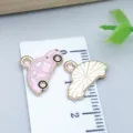 Cute pink enamel car charm for DIY jewelry making accessories - Car Sedan (25164) / 1 Piece (11x16x1mm) / Pink