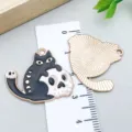 Halloween black and white enamel cat with skull alloy pendant for DIY jewelry making - Hugging Skeleton Cat (18124) / 1 Piece/Pack (28*24mm) / Black