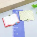 Enamel alloy book shaped charm pendant for DIY graduation jewelry making accessories - Book Style (27463) / 1 Piece/Pack (22*27mm) / Red