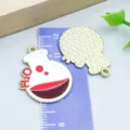 Colorful enamel alloy chemistry flask charm with H2O text for DIY handmade jewelry crafts - H₂O Flask Style (27469) / 1 Piece/Pack (28*22mm) / Red