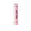 Pink LED digital display epilator, smooth skin hair removal device, minimalist style. - Dreamy Pink