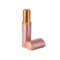 Portable electric facial hair remover for women, cute lipstick shape design in pink and rose gold color. - Rose Gold