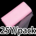 Pink tulle fabric roll for wedding party decoration and DIY crafts 25 yards per pack - Pink