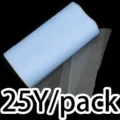 Light blue tulle roll fabric detail shot, 25Y per pack for wedding party decorations - Sky Blue
