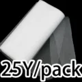 White tulle fabric roll 15cm width for wedding party decoration and DIY craft projects 25y - White