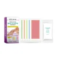 EELHOE bandes de cire depilatoire pour le corps et jambes kit de soin avec lingettes - 20 Bandes + 10 Lingettes