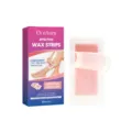 OceAura gentle hair removal wax strips for smooth legs and body care, 30 pieces pack. - Rose Scent