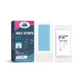 Ensemble de bandes de cire dépilatoire pour le visage avec lingettes pour peau sensible - Paquet de 20 Pcs Avec 10 Lingettes
