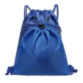 Blauer wasserdichter Kordelzug Rucksack Sport Gym Tasche aus Oxford Stoff Freizeitreisen - Saphirblau
