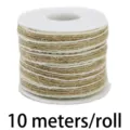 Natural jute twine rope roll, 5mm thick decorative string, perfect for gift wrapping crafts. - Khaki