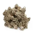 20Stk 25mm Kunstleder Quasten mit Goldkappen für DIY Schmuckherstellung Schlüsselanhänger. - 25mm (20 Stück/Packung) / Kaffeebraun