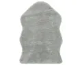Tapis en fausse fourrure grise, tapis de sol moelleux en velours d'agneau pour chambre. - 55*160 / Gris clair
