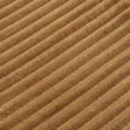 Détail de tapis de sol en flanelle rayée marron, gros plan de surface de tapis texturé doux. - R35x35 cm / Marron