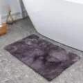 Tapis de bain épais et moelleux, tapis de sol absorbant et antidérapant pour salle de bain. - 40x60cm / Violet foncé
