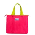 Foldable travel shopping bag large capacity mommy tote bag lightweight storage handbag - NL Rose Red