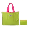 Sac cabas de shopping pliable vert et rose variante de voyage portable sac main - Vert Fruit