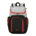 Großer Kapazität Sport Rucksack stilvoller Basketball Aufbewahrung tasche für Outdoor Training - Rucksäcke in Schwarz und Grau