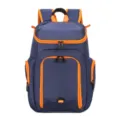 Großer Sportrucksack für Basketball und Fußball, Outdoor-Trainingsrucksack mit vielen Fächern. - Rucksack Dunkelblau