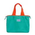 Foldable Tote Diaper Bag Large Capacity Travel Shopping Bag Lightweight Storage Handbag - S / NL Lake Blue