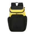 Großer schwarz-gelber Sportrucksack für Basketball, Fußball und Outdoor-Training. - Rucksäcke in Schwarz und Gelb