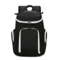 Großer Sportrucksack mit mehreren Reißverschlussfächern für Outdoor-Training und Sport. - Schwarz Rucksack
