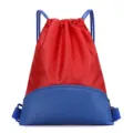 Sac à dos cordon imperméable oxford rouge bleu sac de sport fitness loisir voyage - Petit (usage quotidien) / Wanwan rouge