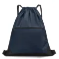 Sac à dos cordon étanche léger, grand sac de sport gym pour fitness voyage basket-ball. - S / 019 Bleu foncé