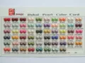 Cartella colori dettagliata di perle sintetiche ABS semitonde da 11 mm per DIY - 11MM 2000 Pezzi/Confezione / Set Campioni 58 Colori