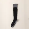 Chaussettes de sport de compression hautes avec semelles antidérapantes pour le fitness et le yoga. - Taille unique / Noir