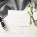 White greeting card with elegant gold text BEST WISHES, perfect for various special occasions. - Best Wishes Single Card