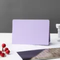 Minimalist purple blank folded greeting card for custom design, note card, and gift message. - Light Purple, 250g