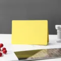 Yellow blank folding card for handmade graffiti, word card, and minimalist gift card. - Yellow, 250g