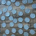 Vintage silver wax seal stickers with relief For You design for wedding invitations and letters. - For You Style / Silver
