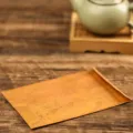 Vue détaillée d'enveloppe en papier kraft rétro, papeterie ancienne pour lettres manuscrites. - 20 enveloppes rétro (sans papier à lettres)