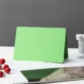 Green blank folded greeting card for DIY hand-drawn graffiti, thick cardstock gift note. - Green 250g