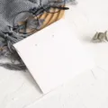 Pochette en papier CD carrée blanche vide, étui de rangement de disque en carton épais. - Blanc