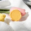 Gold Thank You wax seal stickers, self-adhesive vintage envelope seals for wedding invite. - Thank You Lettering / Gold