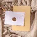 Vintage stationery set with pink envelope, lined paper and wax seal stamp for romantic letters. - Light Purple 3 Envelopes + 10 Kraft Lined Papers + 3 Stamps