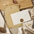 Retro stationery set with letter paper, envelope, and wax seal, vintage romantic design style. - Cashmere Off-White: 3 Envelopes + 10 Kraft Rabbit Sheets + 3 Wax Seals