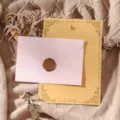 Vintage stationery set with envelope letter paper and wax seal stamp for romantic letters. - Light Pink 3 Envelopes + 10 Kraft Rabbit Papers + 3 Stamps