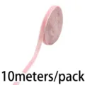Pink velvet ribbon 1cm wide, 10 meters pack, ideal for handmade bows, gift wrapping and sewing crafts. - 1cm*10m/Roll / Light Pink