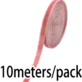 Pink velvet ribbon roll for gift wrapping, crafts, and sewing, 1cm wide 10 meters. - 1cm*10m/Roll / Pink