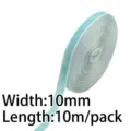 Light blue velvet ribbon 10mm wide 10m pack single-sided plush fabric for DIY crafts sewing - 1cm*10m/Roll / Sky Blue